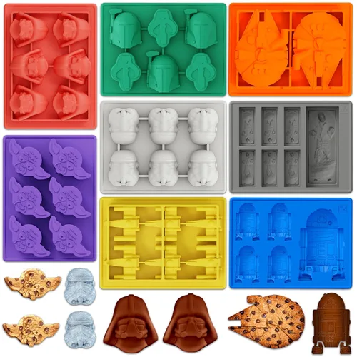 Vista 11 de 3 moldes de silicona para chocolate, antiadherentes, de grado alimenticio