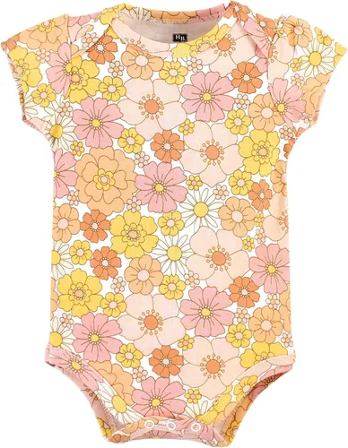 Vista 266 de Hudson Baby baby-girls Cotton Bodysuits 3-pack