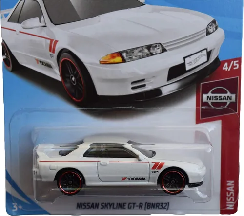 Vista 2 de Hot Wheels Nissan 4/5 [Blanco] Nissan Skyline GT-R 1/250 2019 Tarjeta de mes