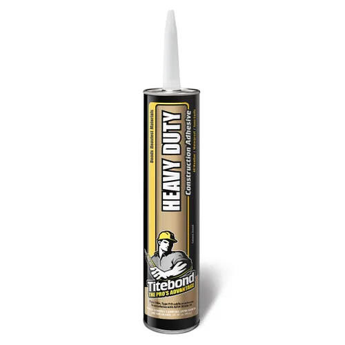Vista 2 de Titebond Adhesivo de construcción resistente de 10 onzas (paquete de 12) – Pegamento impermeable prémium para todo tipo de clima para madera, metal
