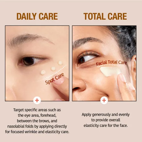 Vista 7 de GOODAL Black Carrot Vita-A Crema de ojos con retinol, crema diaria debajo de los ojos, cuidado de la piel suavizante e hidratante, K-Beauty, cuidado