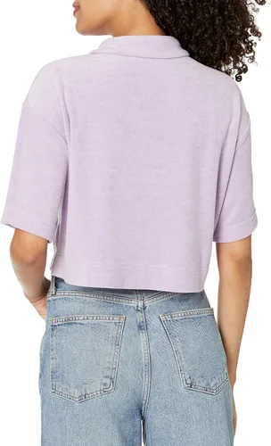 Vista 2 de NIA Camisa de rizo recortada para mujer