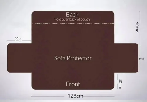 Vista 6 de Funda de sofá acolchada, lavable, extraíble, antidesgaste, protector de muebles para mascotas o niños (1, 2 plazas)