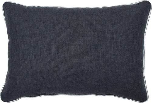 Vista 3 de Pillow Perfect Almohada lumbar decorativa con escena del bosque navideño, 12 x 18 pulgadas, gris/blanco