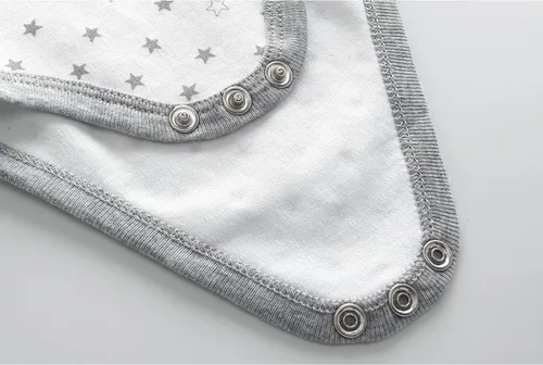 Vista 5 de ZAV Ropa unisex para bebés, paquete de 5 mamelucos de manga corta y 3 mamelucos con pies para bebé
