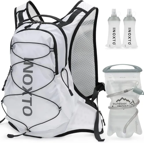 Vista 16 de IX INOXTO Hydration Pack Backpack, Lightweight Water Backpack with 2L Hydration Bladder Daypack for Men Women,Running Hydration Vest for Trail