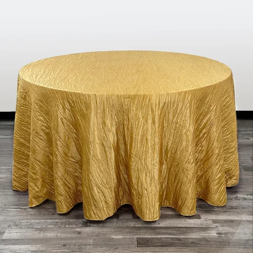 Vista 40 de YOUR CHAIR COVERS - Mantel redondo de 90 pulgadas con arrugas color rubor de tafetán – Elegante mantel brillante para bodas, fiestas y eventos