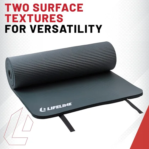 Vista 6 de Lifeline Alfombrilla de ejercicio Pro -72 x 23 x 5/8 pulgadas, múltiples opciones