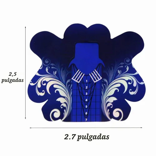 Vista 2 de 100 puntas de uñas de aguja con láser, formas de extensión de esmalte de gel, puntas acrílicas, decoración de uñas, bricolaje, rizos de gel de uñas