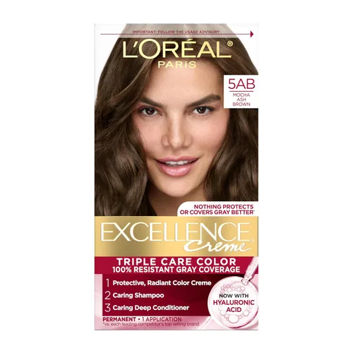 Vista 29 de L'Oreal Paris Excellence Crème Tinte Permanente para el Cabello, Color de Cabello de Triple Cuidado con Complejo Pro-Keratina para una Cobertura