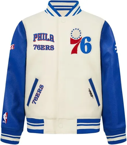 Vista 13 de Pro Standard Chaqueta Varsity clásica retro de la NBA para niños grandes