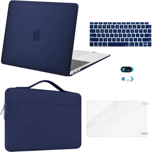 Vista 10 de MOSISO Funda compatible con MacBook Air de 13 pulgadas, chip M1 2021, 2020, 2019, 2018, versión A2337, A2179, A1932, pantalla de retina, funda