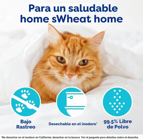 Vista 5 de swheat Scoop fast-clumping all-natural Aserrín para gatos