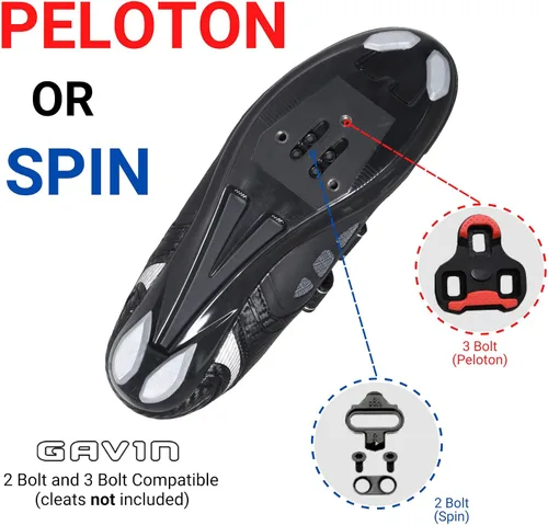 Vista 2 de Gavin Road - Zapatillas de ciclismo de malla para hombre y mujer