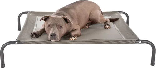Vista 18 de FurHaven Cunas elevadas para mascotas – Hamaca de malla de nailon refrescante y transpirable para perros pequeños y gatos, fácil de montar, duradera