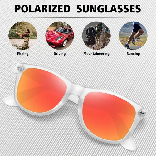 Vista 6 de MEETSUN Polarized Sunglasses for Men Women Classic Retro Driving Sun Glasses 100% UV Protection