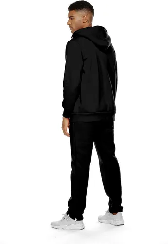 Vista 4 de Xmgelp Conjunto deportivo con capucha para hombre de 2 piezas, casual, con cierre completo