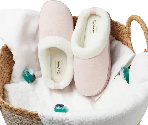 Vista 8 de Dearfoams Sudadera de espuma viscoelástica para mujer, Malva pálido