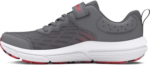 Vista 19 de Under Armour Tenis para correr Assert 10 con cierre alternativo para niños (001) Negro/Blanco/Blanco