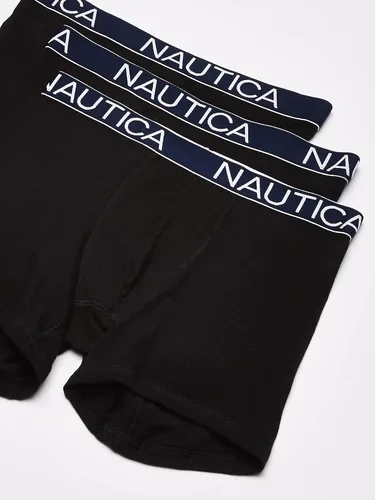 Vista 2 de Nautica - Calzoncillos clásicos de algodón elástico para hombre pack de 3