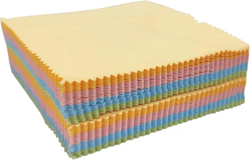 Vista 3 de Paño de limpieza de microfibra 500pcs para gafas lentes de cámara pantallas de computadora gafas