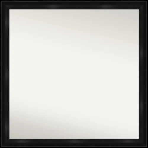 Vista 336 de Amanti Art Espejo personalizado, gran espejo de baño estrecho, espejo de pared o espejo de tocador de baño sobre el fregadero (24 x 24 pulgadas)