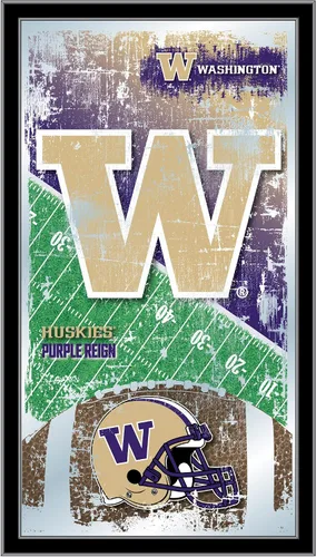 Vista 83 de Espejo de fútbol Appalachian State de 15" x 26" por Holland Bar Stool Company Appalachian State University