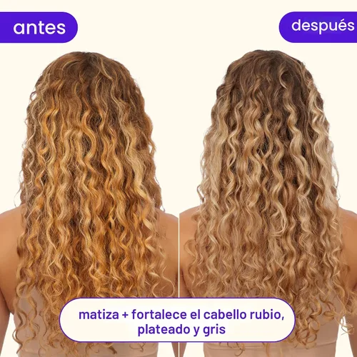 Vista 4 de amika bust your brass cool blonde strength repair shampoo