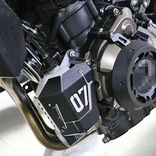 Vista 3 de Hitommy - Protector de tanque para radiador de agua para Yamaha Fz-07 Mt-07 2013-17