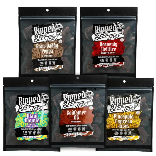 Vista 12 de Carne seca rasgada – 100% carne de res alimentada con hierba, 0.71 onzas de proteína, ingredientes reales, sin gluten, sin MSG, fabricado en Estados