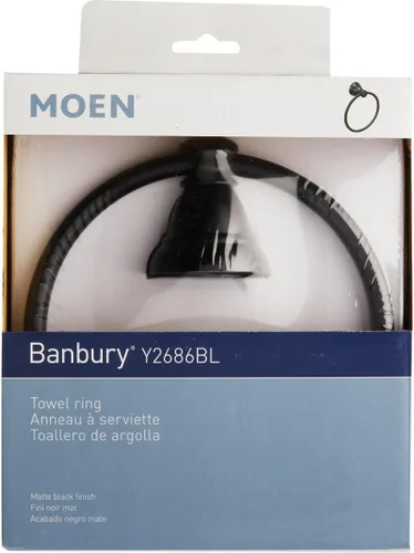 Vista 3 de Banbury - Toallero en negro mate