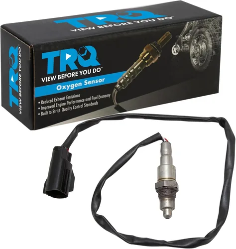Vista 281 de TRQ Sensor de Oxígeno O2 de 4 Hilos de Banda Estrecha Compatible con VW Atlas 2.0L 2018-21, VW GTI 2.0L 2016-18, Audi A3 Quattro 2.0L 2015-18, VW