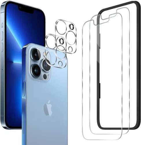 Vista 30 de ArmorSuit [Paquete de 2+2] para Google Pixel 6 [6.4 pulgadas] Protector de pantalla de vidrio templado + protector de lente de cámara compatible