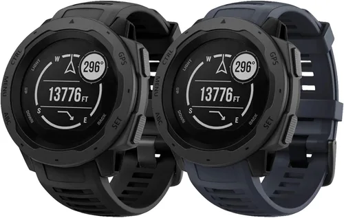 Vista 29 de NotoCity Correa de repuesto para Garmin Instinct, silicona suave, compatible con Garmin Instinct 2/Solar/Tactical(verde militar)