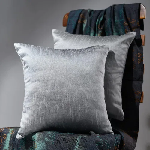 Vista 28 de Juego de 2 fundas de almohada decorativas para sofá, color azul aguamarina, almohada de granja de 12 x 12 pulgadas, fundas de almohada de seda