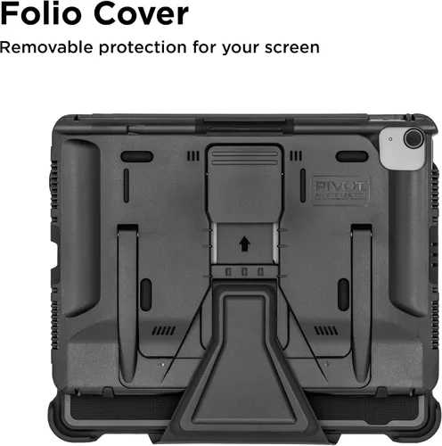 Vista 5 de PIVOT A20A Atlas - Funda resistente para iPad, grado militar, compatible con iPad Air de 11 pulgadas (M2, M3, M4), Air (4ª a 5ª generación), Pro