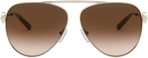 Vista 2 de Michael Kors 2.323in Salina Aviator Metal Gafas de sol MK1066B