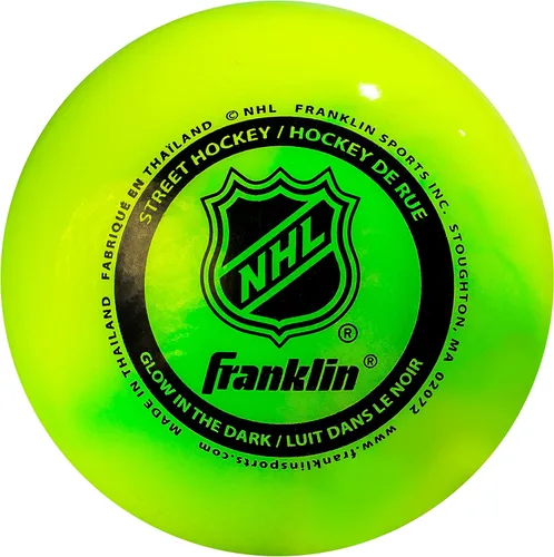Vista 12 de Franklin Sports - Pelotas de hockey callejero NHL - Sin rebote para uso en exteriores y en patines - Tamaño oficial para hockey callejero juvenil