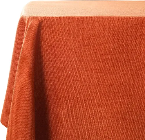 Vista 12 de Mantel para mesa rectangular de 55x71 pulgadas, de lino sintético, resistente a las arrugas e impermeable, color beige, para cocina, comedor
