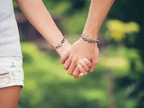 Vista 2 de SPUNKYsoul Juego de pulsera de tortuga para parejas de mejor amigo (o tobillera) colección