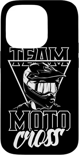 Vista 17 de Funda para iPhone 16 Team Motocross Lover Riding Rider