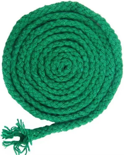 Vista 9 de 5 mm * 295 pies de cuerda de macramé de algodón natural de 8 hebras trenzadas para manualidades de ganchillo, hilo para colgar en la pared y Lgn