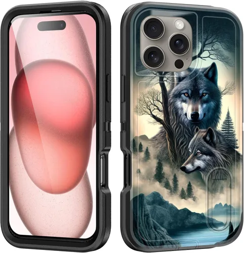 Vista 70 de Funda para iPhone Air con soporte integrado, a prueba de golpes, polvo y caídas, 3 capas, grado militar, funda protectora para iPhone Air de 6.5