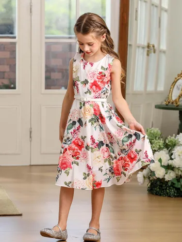 Vista 2 de Bonny Billy Vestidos de fiesta para niñas con estilo vintage floral