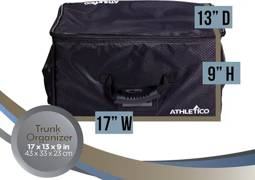Vista 4 de Athletico - Organizador para cajuela de carro de golf, para guardar accesorios de golf, plegable cuando no se utiliza
