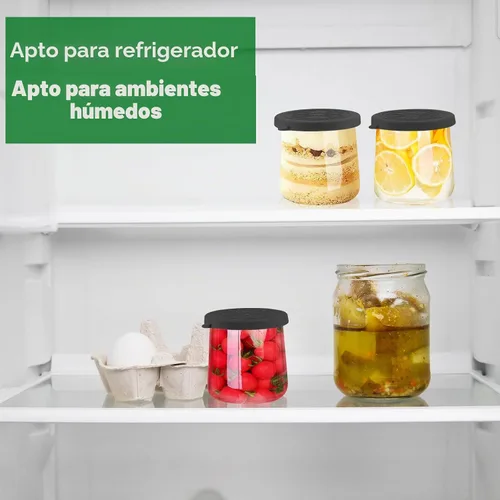 Vista 4 de Oui - Tapas de silicona para tarros de yogurt, cubiertas para tarros de vidrio de yogur Oui de 5 onzas, perfectas para botellas de yogur Oui