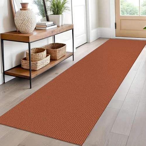Vista 132 de EARTHALL Alfombra tejida de 2 x 3 pies, lavable para entrada, alfombra trenzada antideslizante, alfombra para puerta interior y exterior, alfombra