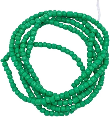 Vista 7 de Cuentas de cintura africanas para mujer, cuentas de cintura Cuentas de semillas grandes Afrocéntricas Cloth & Cord