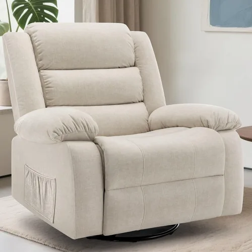 Vista 12 de Korser Sofá reclinable, sofá biplaza reclinable de gran tamaño con consola, sofá reclinable con portavasos y regleta de alimentación empotrada, sofá