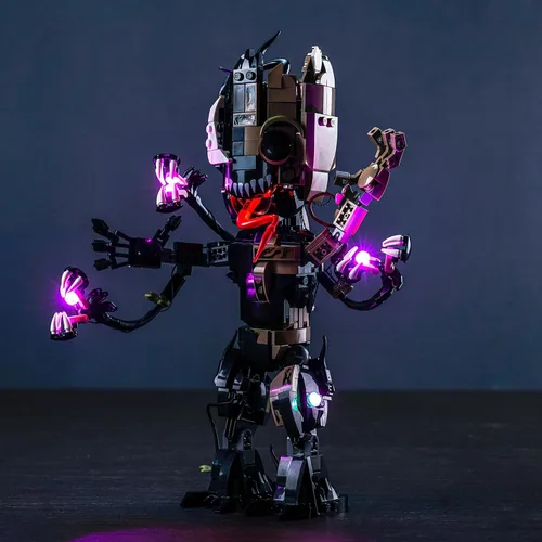 Vista 5 de BrickBling Light compatible con Lego Imperial TIE Fighter 75300 (sin modelo) Kit de iluminación creativa